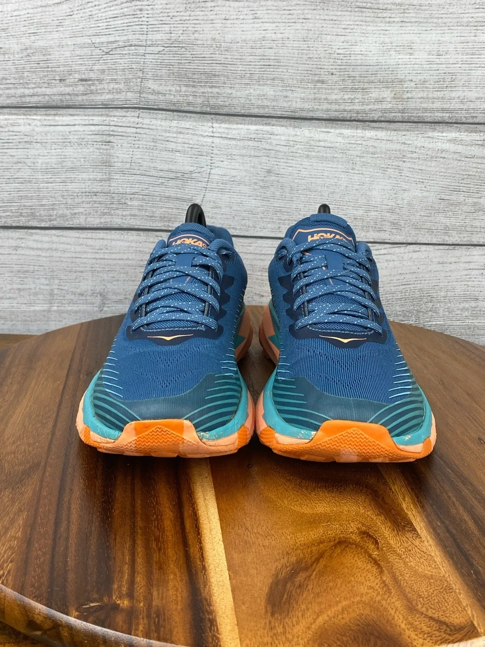 HOKA One One Torrent 2 Teal Cantaloupe Hiking Shoe Women’s Sneaker Size 8 B